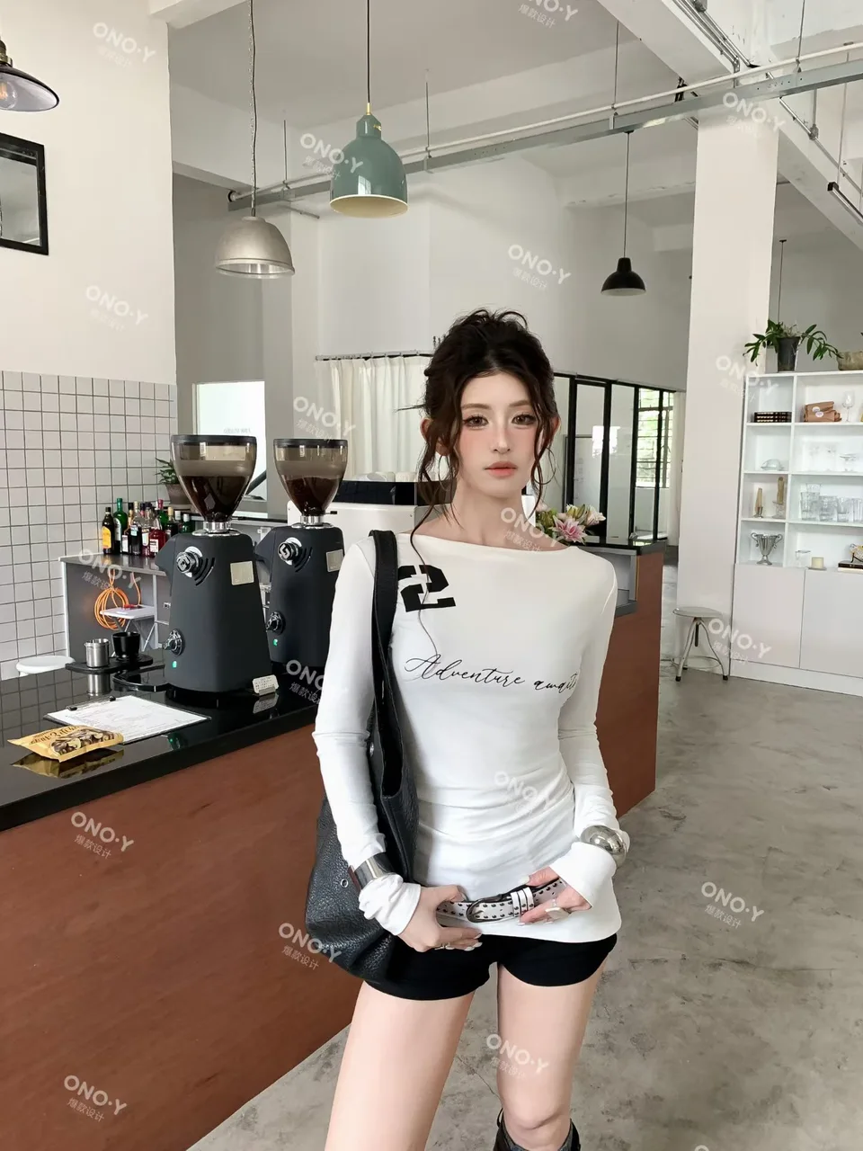 Y785-Printed Top